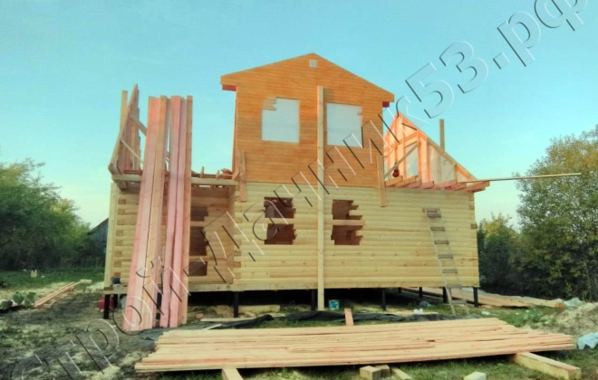 4 Брусовой дом К-31, 10×7.5, 132 м², Рязанская область, Рязанский район,  Деревня Ивкино (13)